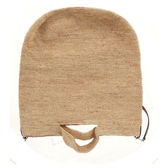 Loewe Large Slit Tote Bag in Brown Raffia - Picture 6 of 12